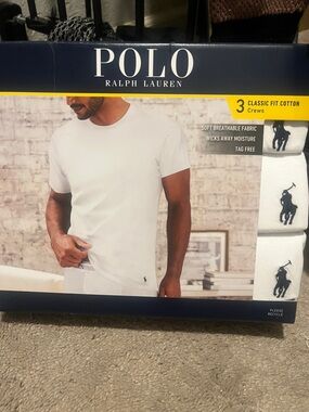 Polo by Ralph Lauren White Crew Neck Short Sleeve Tee - Pack